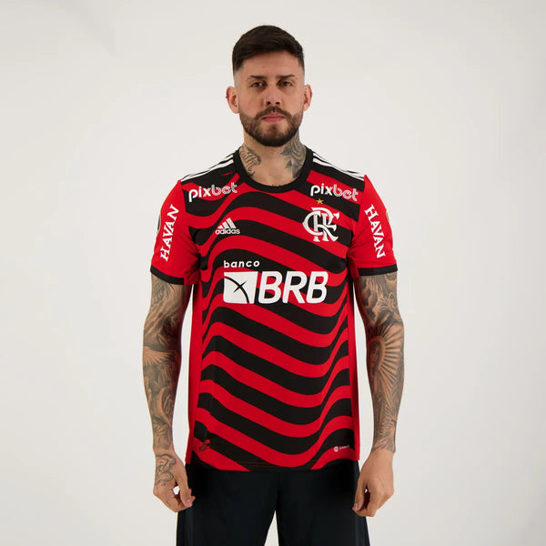 Camisa Adidas Flamengo 22/23 Com Patrocínio